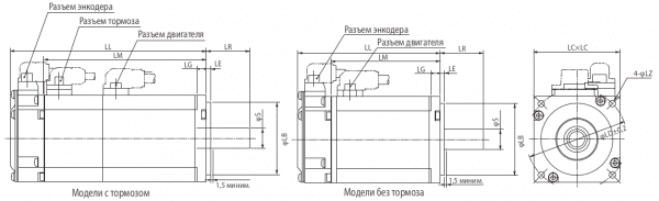 Схема моторов K20030/K40030/K75030