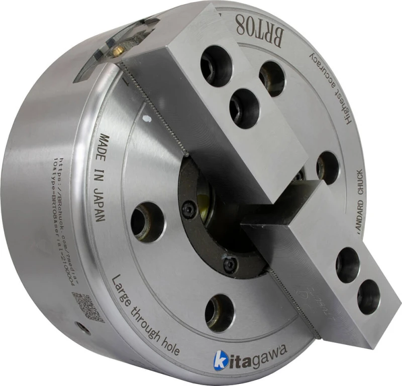 Большой высокоточный патрон со сквозным отверстием Kitagawa BRT08